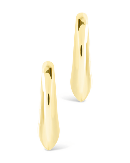 Colby Pointed Teardrop Hoops