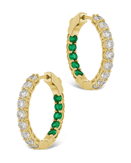 Karsyn Emerald Classic Hoops