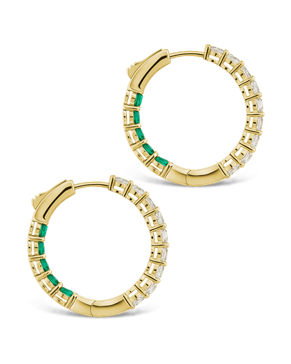 Karsyn Emerald Classic Hoops