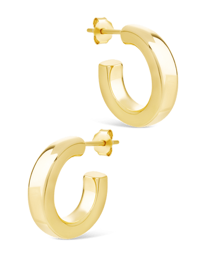 Sterling Silver Marisa Polished Stud Earrings