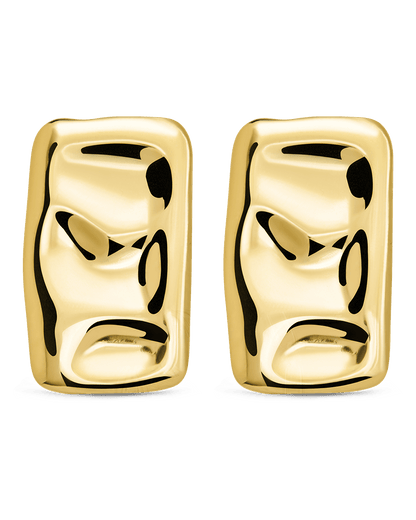 Monet Molten Metal Bar Stud Earrings