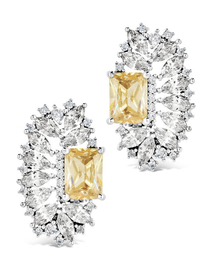 Nina Elongated CZ Stud Earrings
