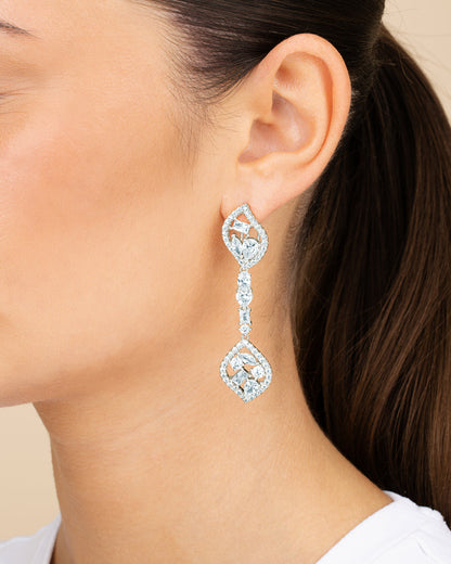 Mariah CZ Drop Earrings