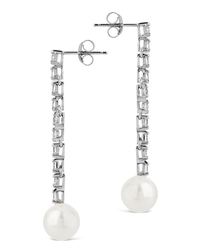 Blake Pearl Drop Stud Earrings