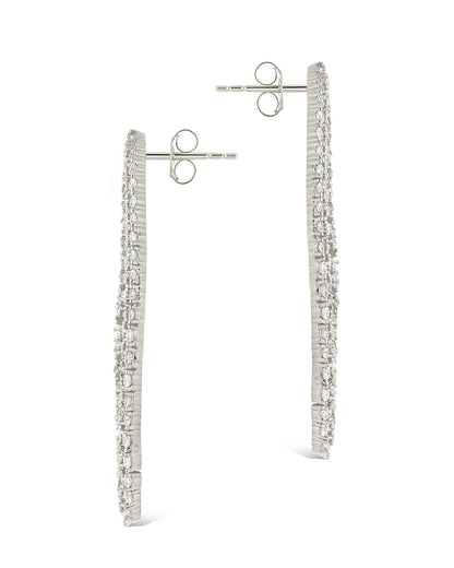 Olivia CZ Oval Stud Earrings