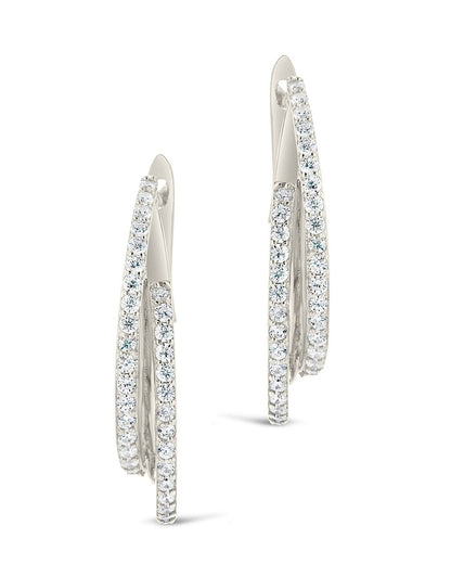 Kyle CZ Hoop Earrings