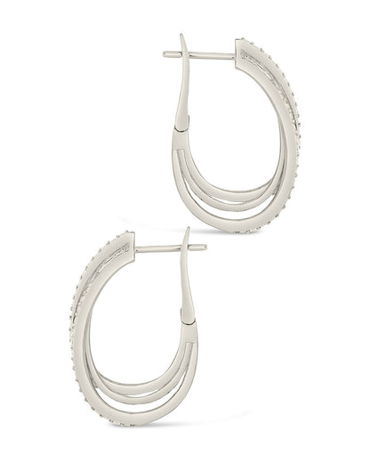 Kyle CZ Hoop Earrings