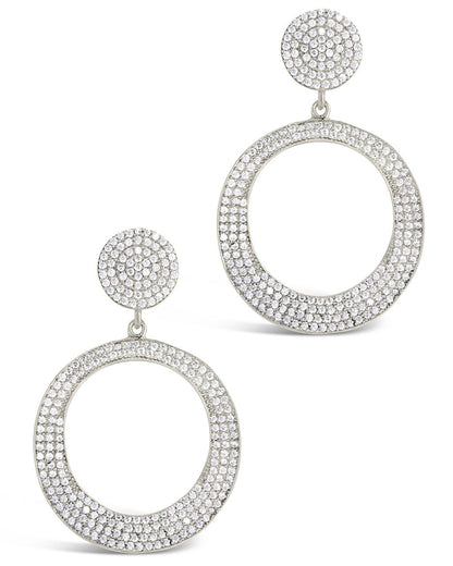 Juniper CZ Statement Drop Earrings