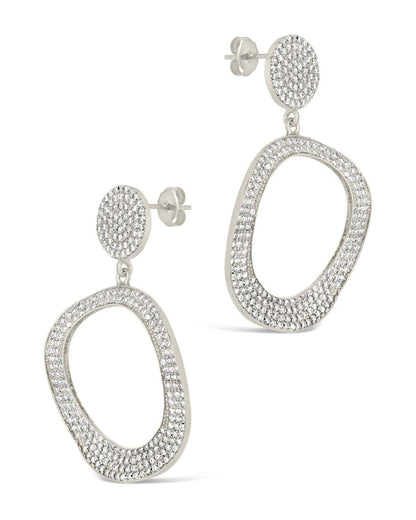 Juniper CZ Statement Drop Earrings