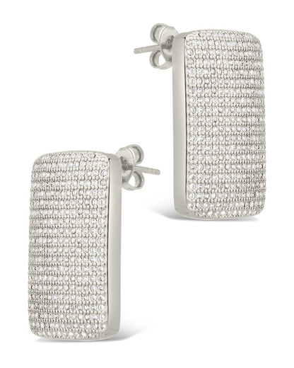 Beignet CZ Stud Earrings