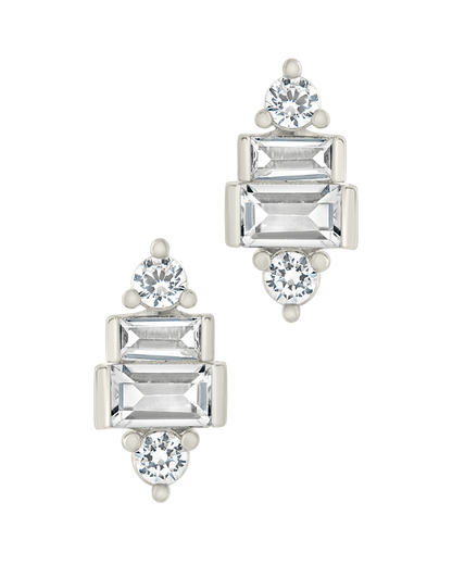 Teared CZ Liora Studs