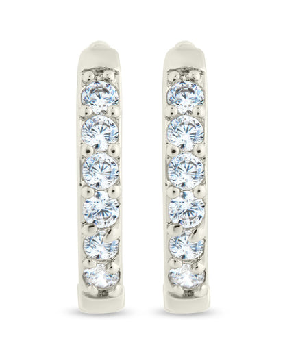 Zadie CZ Everyday Hoop Earrings