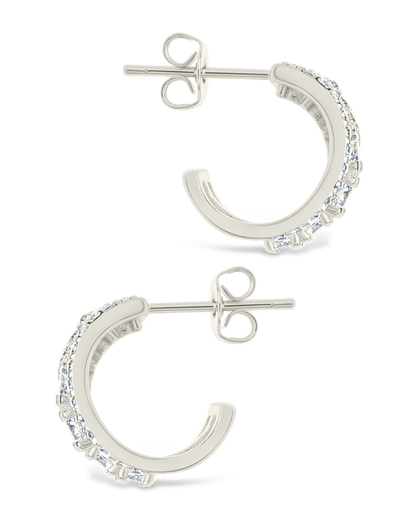 Yasmina CZ Hoop Earrings