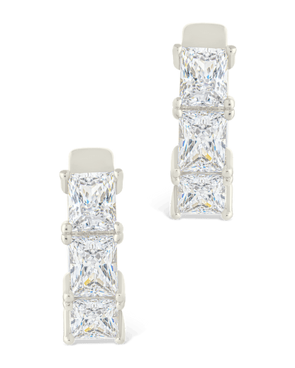Cosima Baguette CZ Hoops