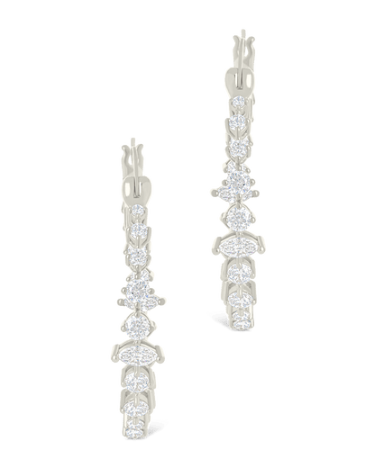Aaliyah CZ Hoop Earrings