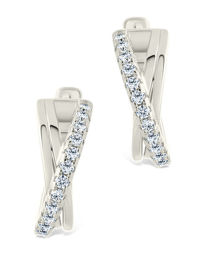 Juliana CZ Hoop Earrings