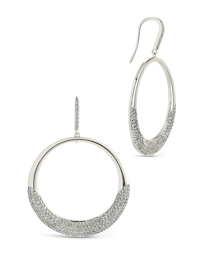 Muriel CZ O Drop Earrings