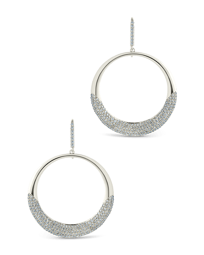 Muriel CZ O Drop Earrings