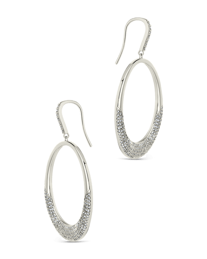 Muriel CZ O Drop Earrings