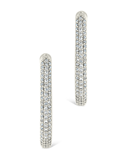 Melba Pave CZ Hoops