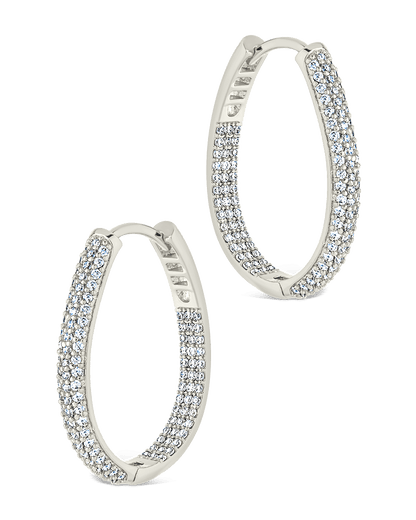 Melba Pave CZ Hoops