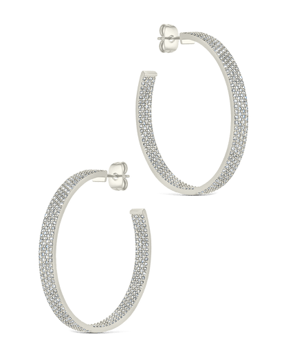 Velma CZ Statement Hoops