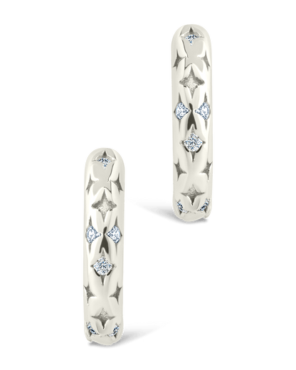 Sterling Silver Blakelyn Micro Hoops