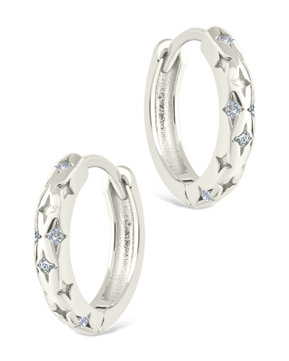 Sterling Silver Blakelyn Micro Hoops