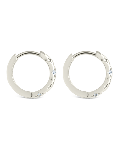 Sterling Silver Blakelyn Micro Hoops