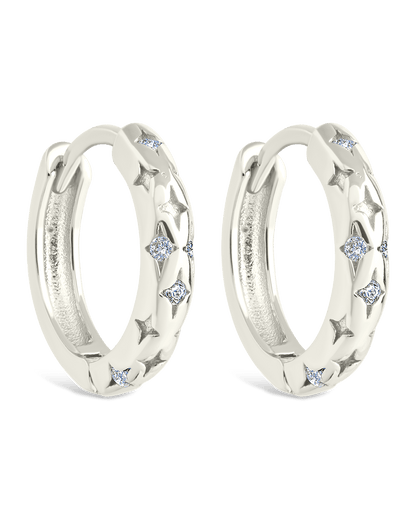Sterling Silver Blakelyn Micro Hoops