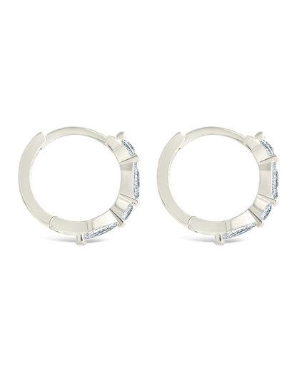 Sterling Silver Kensington Micro Hoops