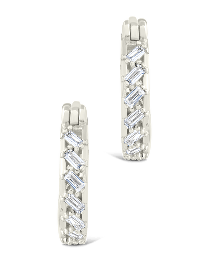 Sterling Silver Norabelle Micro Hoops