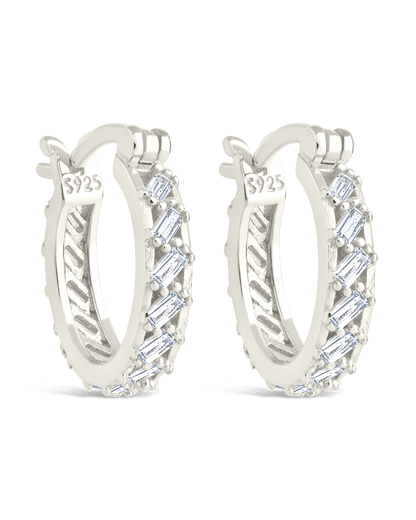 Sterling Silver Norabelle Micro Hoops