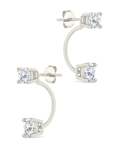Sterling Silver Brilliant Cut Duo Jackets