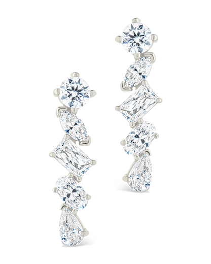 Sterling Silver Blythlyn CZ Studs