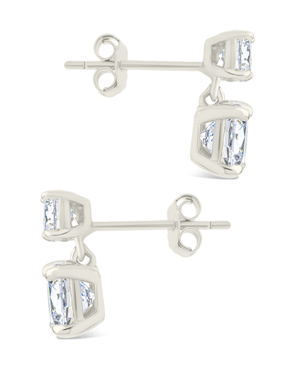 Sterling Silver Galatea Brilliant Cut CZ Studs