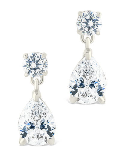 Sterling Silver Imogen CZ Studs