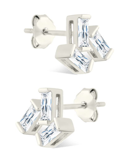 Sterling Silver Macy CZ Studs