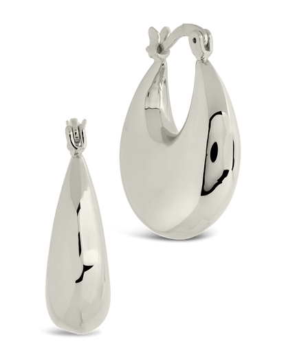 Brooklyn Chunky Tube Hoop Earrings