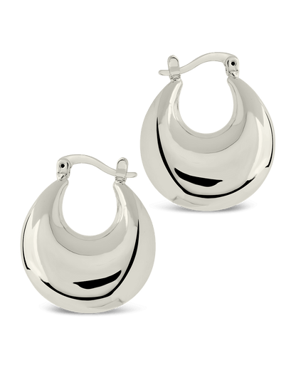 Brooklyn Chunky Tube Hoop Earrings