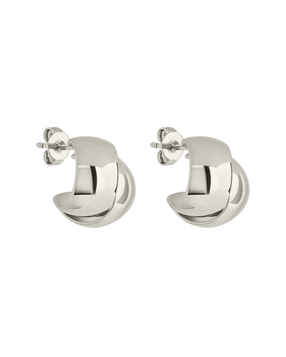 Tamara Double Row Huggie Hoop Earrings