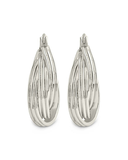 Emery Triple Row Layered Earrings