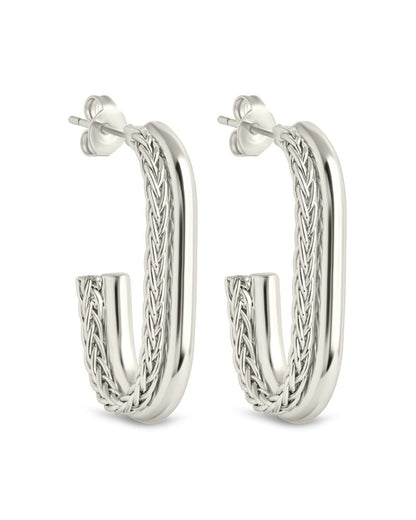 Callista Braided Suspender Earrings
