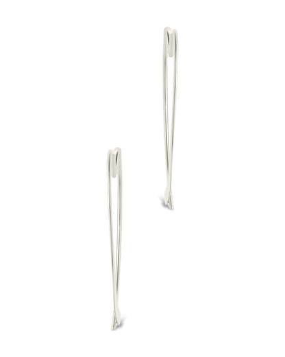 Rorie Heart Threader Hoops