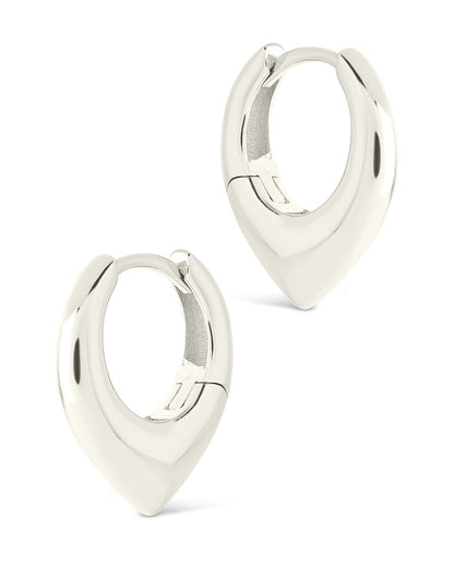 Colby Pointed Teardrop Hoops