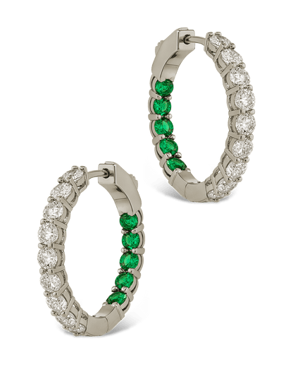 Karsyn Emerald Classic Hoops