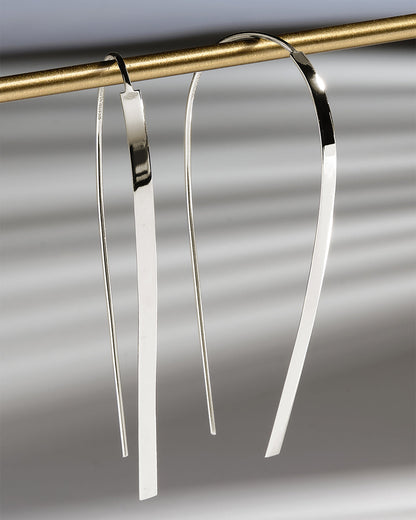 Sterling Silver Bar Threader Earrings