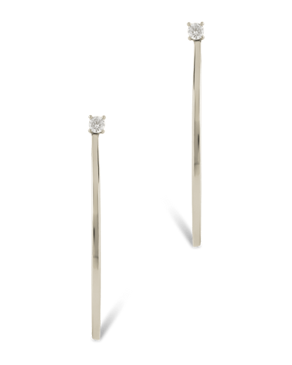 Sterling Silver Kamryn Luxe Stone Accent Hoops