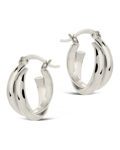 Claire Twist Hoop Earrings