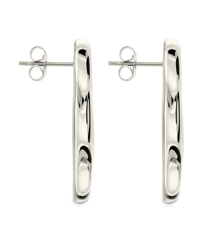 Monet Molten Metal Bar Stud Earrings